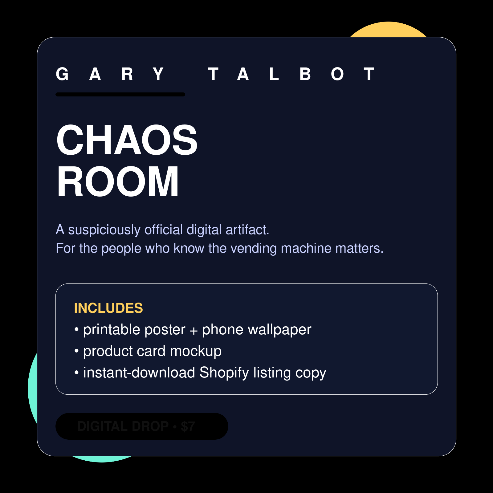 Chaos Room Starter Pack product art